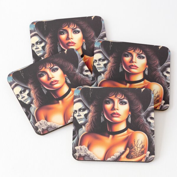 Item preview, Retro Hard Rock Woman designed and sold by PulpVintage.