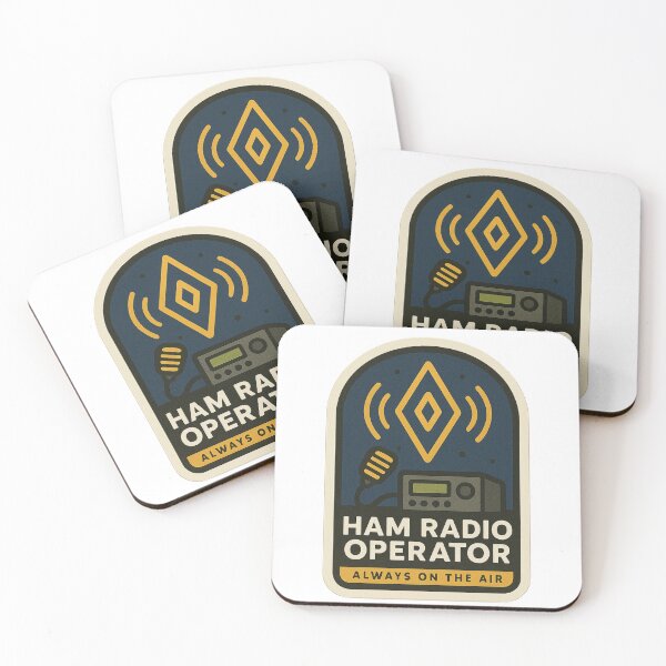 Item preview, Ham Radio Operator, Always on the Air, Sticker Design designed and sold by TeeCraftTeeCo.