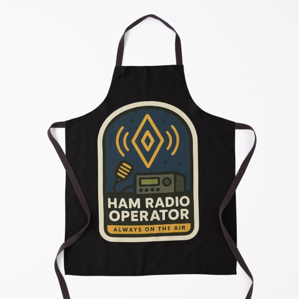 Item preview, Ham Radio Operator, Always on the Air, Sticker Design designed and sold by TeeCraftTeeCo.