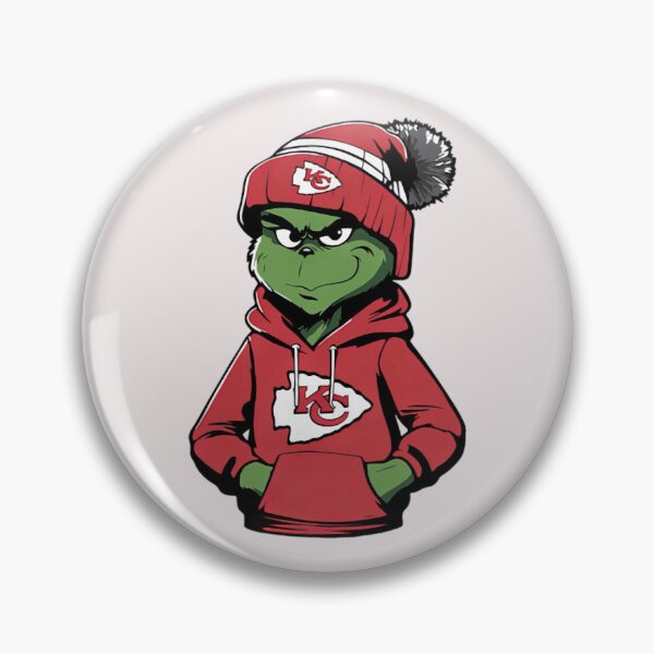 Item preview, Grinch Kansas City Chiefs designed and sold by MollyMetcalfa.