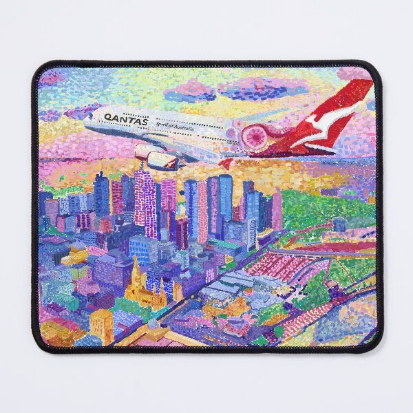 Item preview, Qantas A380 over Melbourne  designed and sold by Toby Evans.