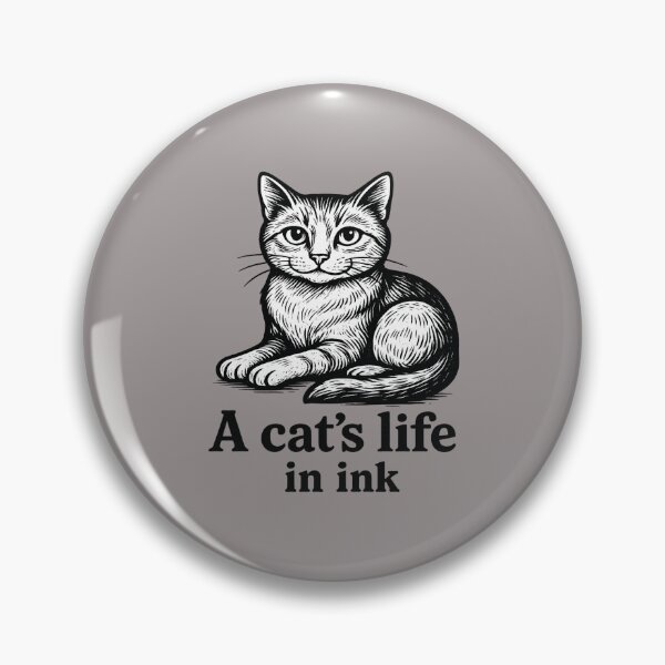 Item preview, A cat's life, in ink designed and sold by Red White & WG.
