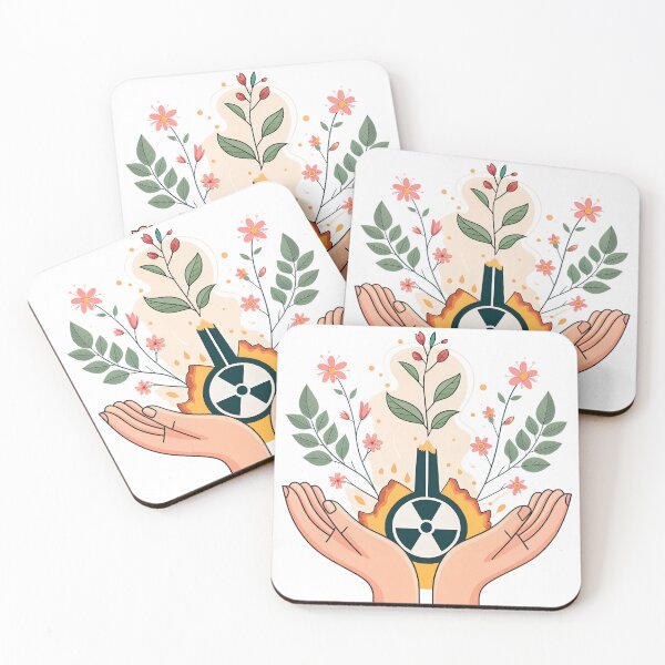 Item preview, Hands nurturing growth from industrial hazard symbol designed and sold by Ag49D.