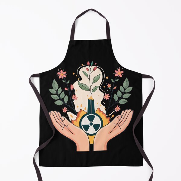 Item preview, Hands nurturing growth from industrial hazard symbol designed and sold by Ag49D.