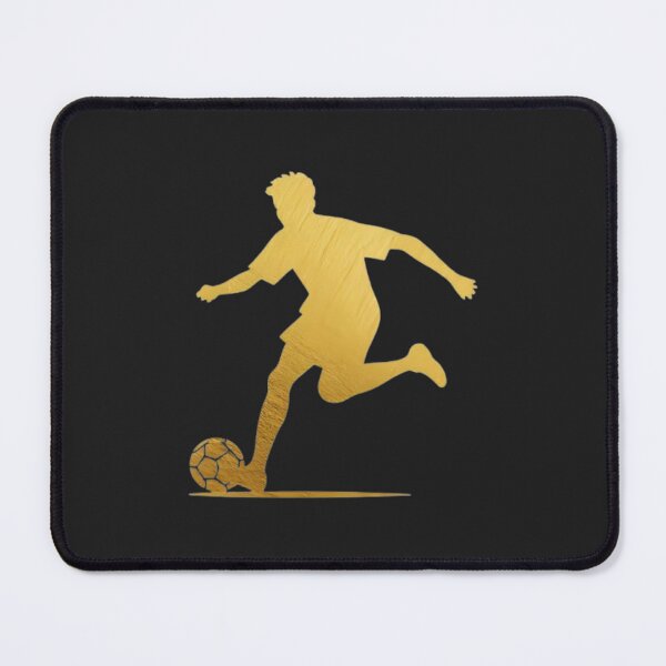 Item preview, A soccer player skilfully dribbles the football across the playground designed and sold by Aariq.