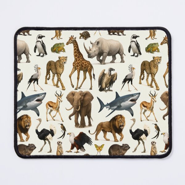Item preview, Animals of South Africa Retro Illustration Chart designed and sold by kakarikihill.