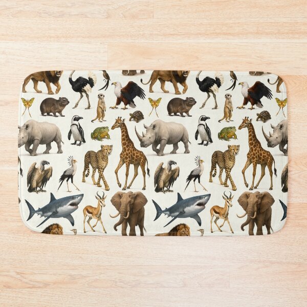 Item preview, Animals of South Africa Retro Illustration Chart designed and sold by kakarikihill.