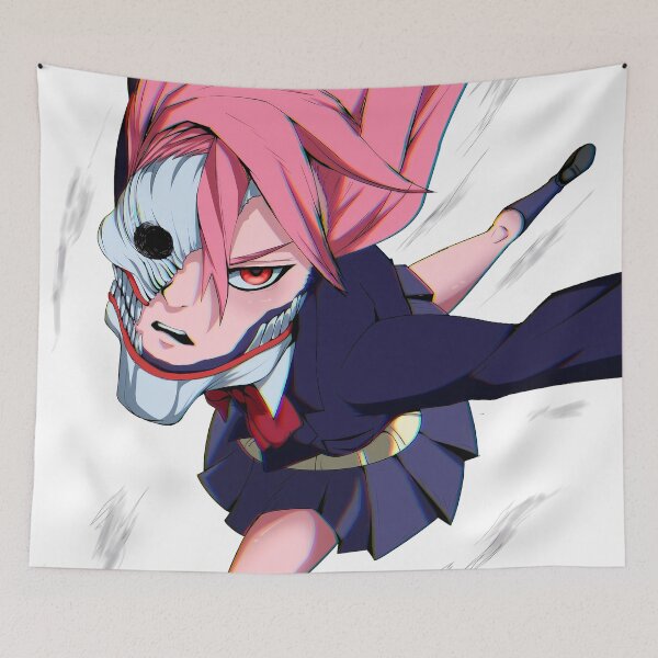Item preview, Aira Shiratori Dandadan Masked Action Burst Crimson Resolve designed and sold by MartyHinson.