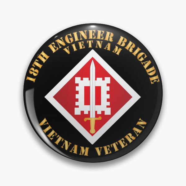 Item preview, Army - 18th Engineer Brigade Vietnam - Vietnam War X 300 designed and sold by Military Insignia Products.