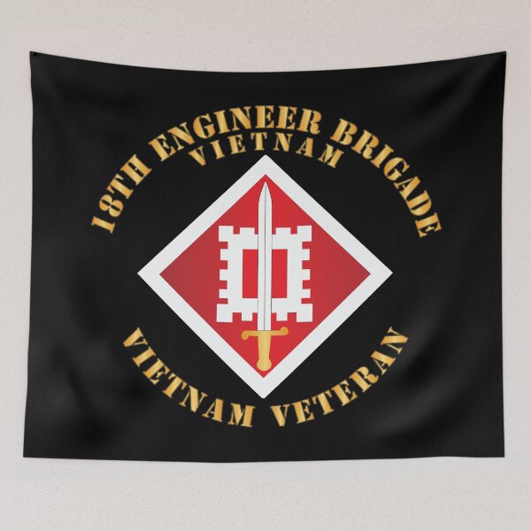 Item preview, Army - 18th Engineer Brigade Vietnam - Vietnam War X 300 designed and sold by Military Insignia Products.