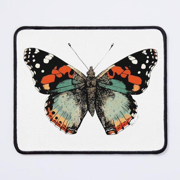 Item preview, Vintage Butterfly Botanical T-Shirt designed and sold by CleanLineStudio.