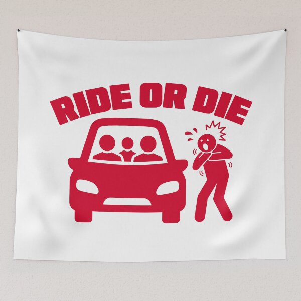Item preview, Silly Ride or Die Design designed and sold by UNK-Fatigues.