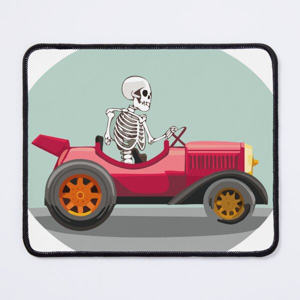 Item preview, Skeleton driving a hotrod designed and sold by 79Graphics.
