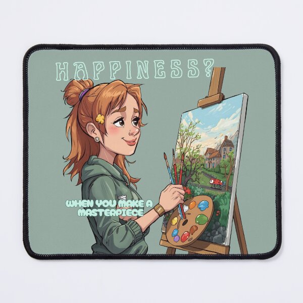 Item preview, Happiness? When you make a masterpiece- artist corner designed and sold by Rosa-Alma.