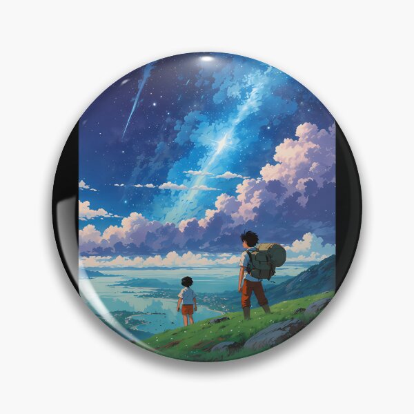 Item preview, Departure - A Dreamy Retro Anime Artwork designed and sold by ConnyBohm.