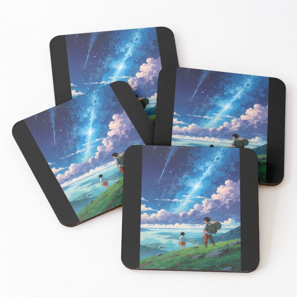 Item preview, Departure - A Dreamy Retro Anime Artwork designed and sold by ConnyBohm.