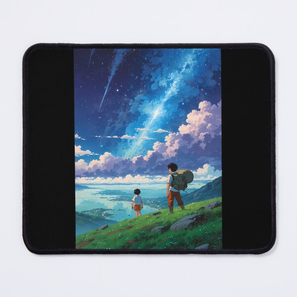 Item preview, Departure - A Dreamy Retro Anime Artwork designed and sold by ConnyBohm.