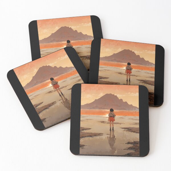 Item preview, Desert Illusion - A Dreamy Retro Anime Artwork designed and sold by ConnyBohm.