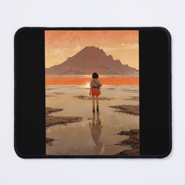 Item preview, Desert Illusion - A Dreamy Retro Anime Artwork designed and sold by ConnyBohm.