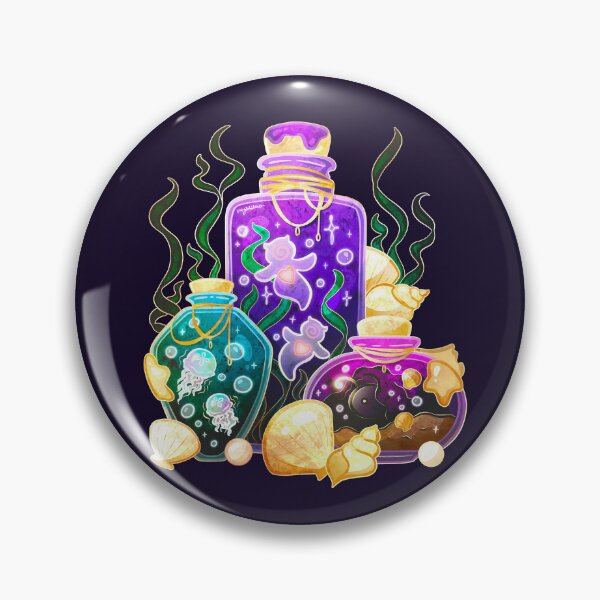 Item preview, Deep Sea Potion Bottles designed and sold by heysoleilart.