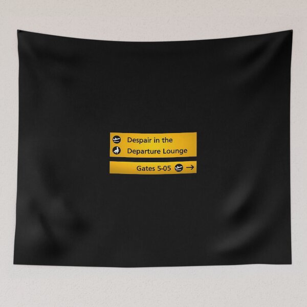 Item preview, Despair In The Departure Lounge designed and sold by ConnyBohm.