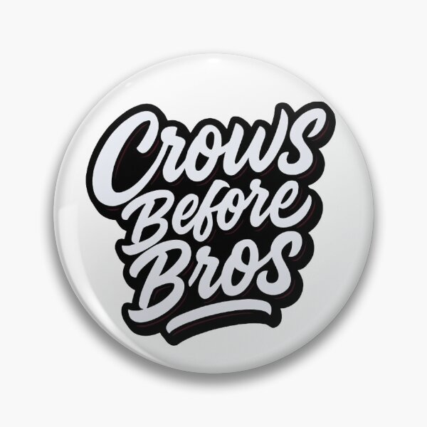 Item preview, Crows Before Bros – Funny Gothic Bird Pun T-Shirt designed and sold by RhiannonStroman.