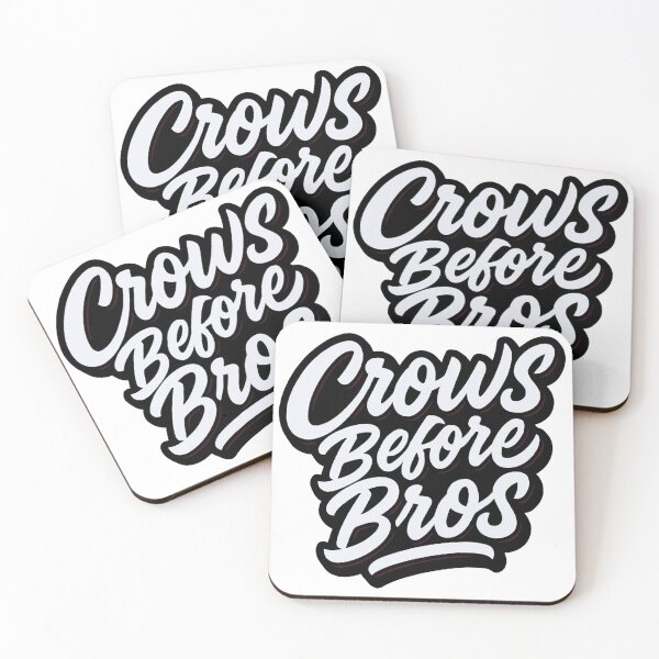 Item preview, Crows Before Bros – Funny Gothic Bird Pun T-Shirt designed and sold by RhiannonStroman.