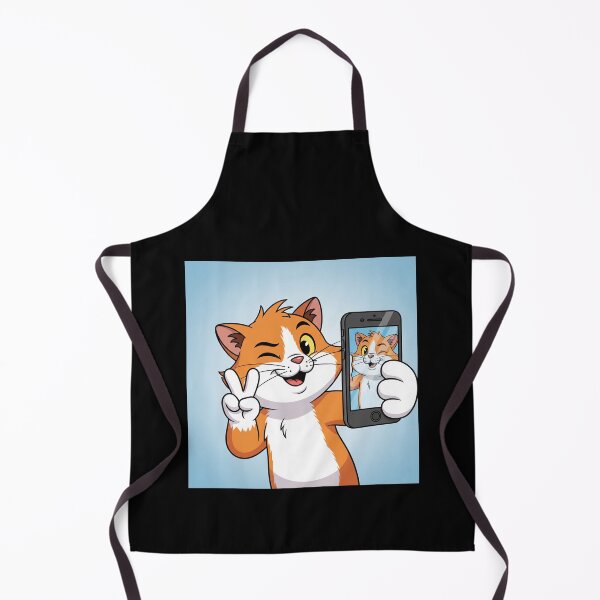 Item preview,  Happy Orange Cat Taking a Playful Selfie designed and sold by catlovers2025.
