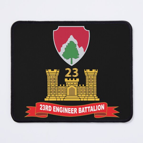 Item preview, Army - 23rd Engineer Battalion - ENG  Br - Ribbon X 300 designed and sold by Military Insignia Products.