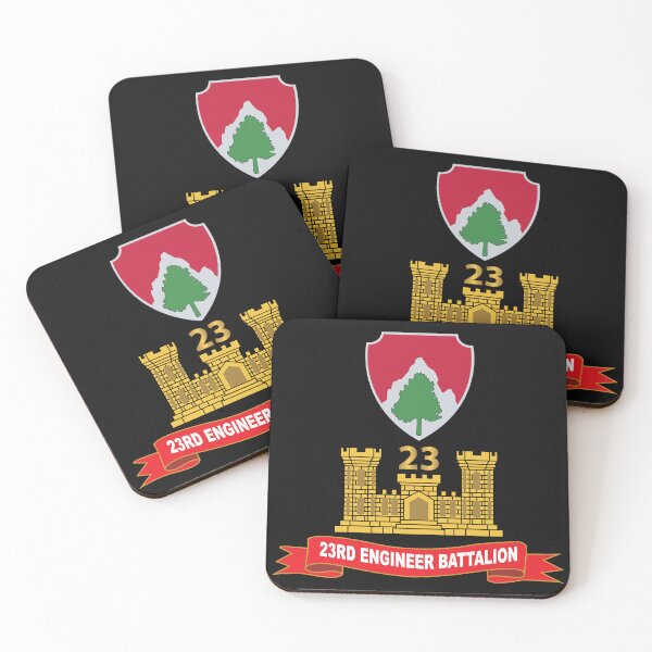 Item preview, Army - 23rd Engineer Battalion - ENG  Br - Ribbon X 300 designed and sold by Military Insignia Products.