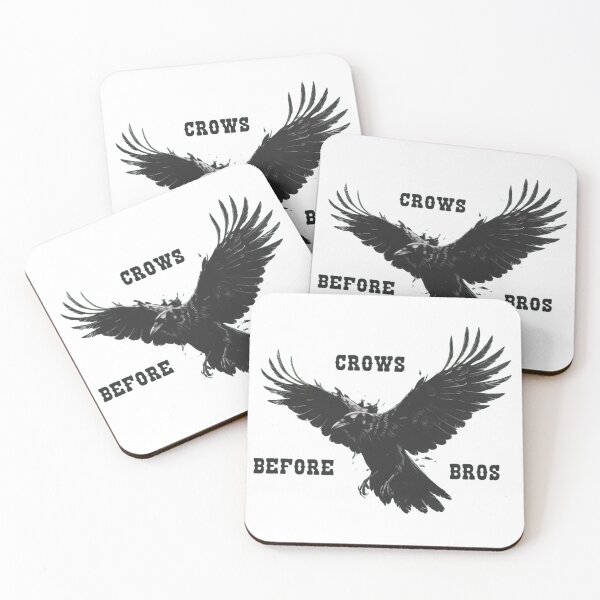 Item preview, Crows Before Bros – Gothic Raven Design for Dark Humor Lovers T-Shirt designed and sold by RosendoMoore.