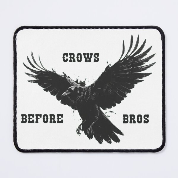 Item preview, Crows Before Bros – Gothic Raven Design for Dark Humor Lovers T-Shirt designed and sold by RosendoMoore.