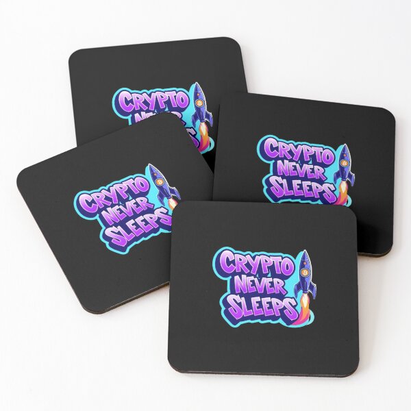 Item preview, Bitcoin Crypto Never Sleeps Graffiti Artwork designed and sold by RadDeck.