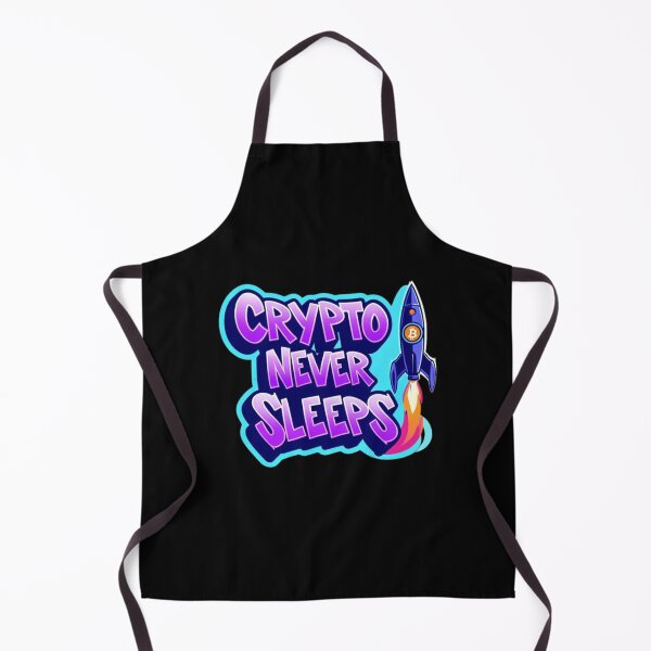 Item preview, Bitcoin Crypto Never Sleeps Graffiti Artwork designed and sold by RadDeck.