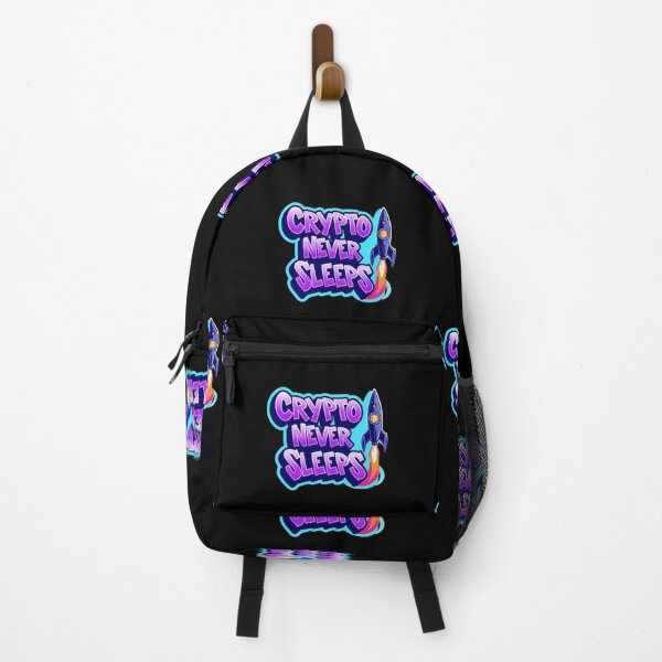 Item preview, Bitcoin Crypto Never Sleeps Graffiti Artwork designed and sold by RadDeck.