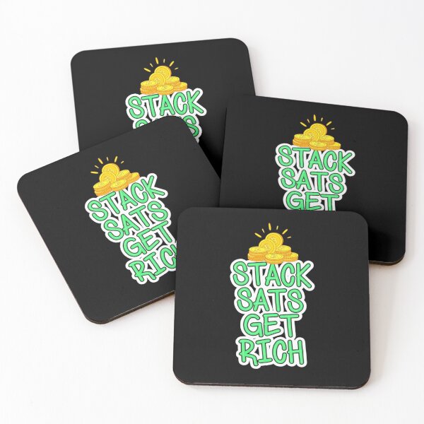 Item preview, Bitcoin Stack Sats Get Rich Graffiti Artwork designed and sold by RadDeck.