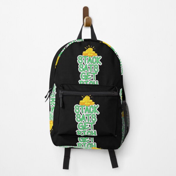 Item preview, Bitcoin Stack Sats Get Rich Graffiti Artwork designed and sold by RadDeck.