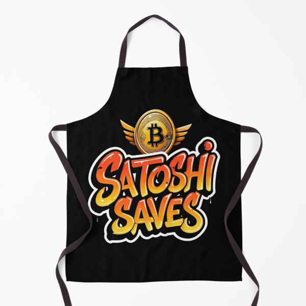 Item preview, Bitcoin Satoshi Saves Graffiti Design designed and sold by RadDeck.