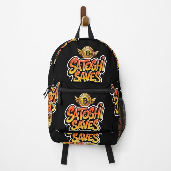 Item preview, Bitcoin Satoshi Saves Graffiti Design designed and sold by RadDeck.