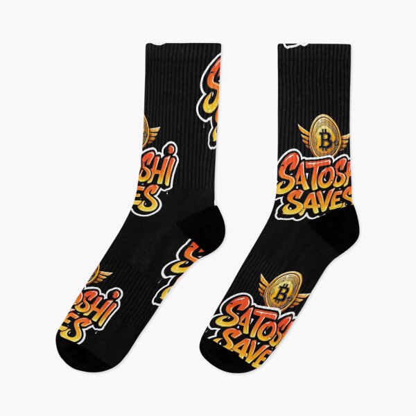 Item preview, Bitcoin Satoshi Saves Graffiti Design designed and sold by RadDeck.