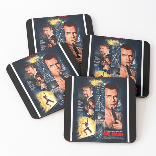 Item preview, Die Hard Vintage Poster designed and sold by BarryPUrquhart.