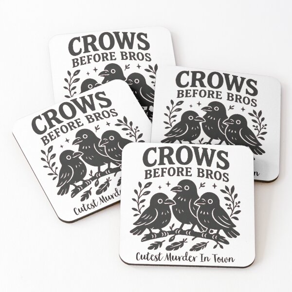 Item preview, Crows Before Bros Cutest Murder In Town T-Shirt designed and sold by RosendoMoore.