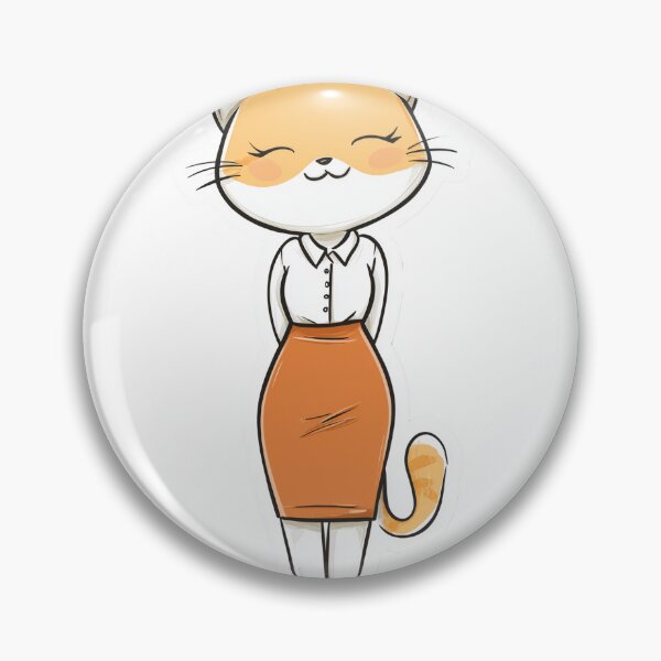 Item preview, Cute Business Cat Sticker designed and sold by Hartfield Press.