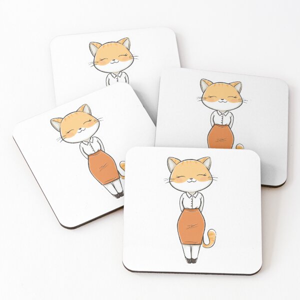 Artikelvorschau, Niedliche Business-Katze Sticker entworfen und verkauft von Hartfield Press.