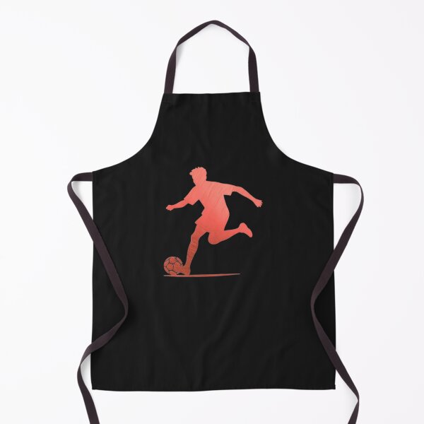 Item preview, A soccer player skilfully dribbles the football across the playground_Red paint designed and sold by Aariq.