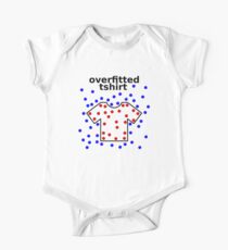 Überangepasstes T-Shirt Baby Body Kurzarm