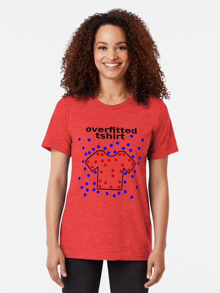 Alternate view of Overfitted tshirt Tri-blend T-Shirt