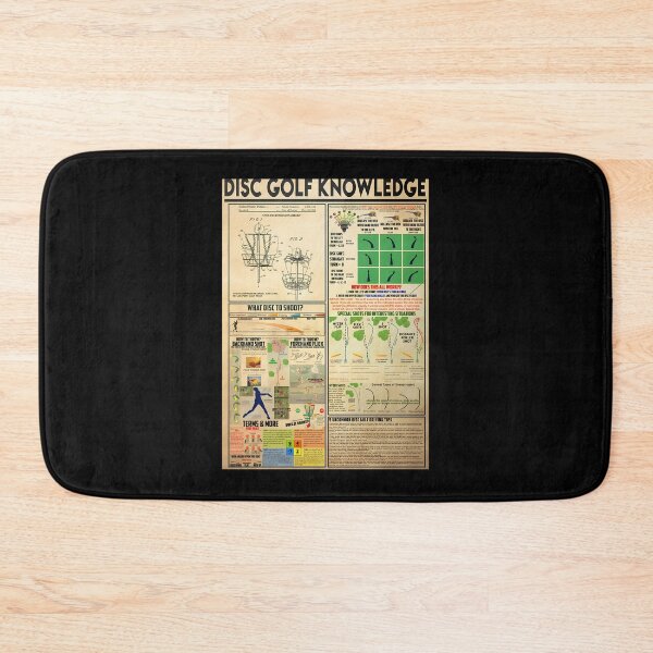 Item preview, Disc Golf Knowledge Poster designed and sold by EllanorFenwick.