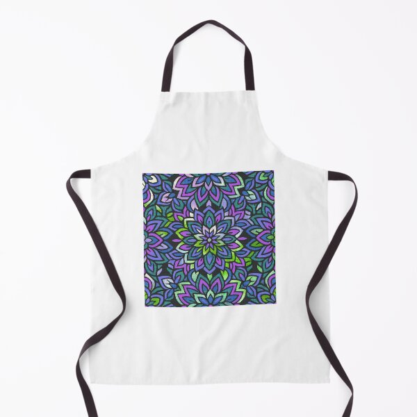 Aperçu de l'œuvre Boho Mandala Violet Vert créée et vendue par RaceyJ.