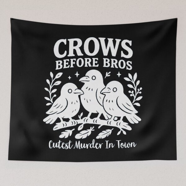 Item preview, Crows Before Bros Cutest Murder In Town T-Shirt designed and sold by RosendoMoore.